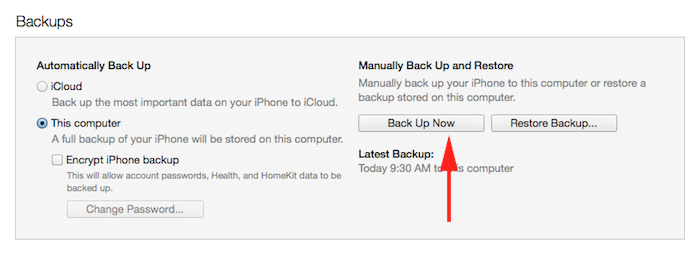 Can i do a manual icloud backup from my mac